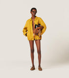 Miu Miu nappa leather top-handle bag with pockets (British brand)