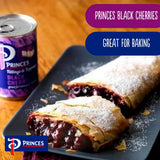 Princes black cherry fruit filling 410g (British brand)