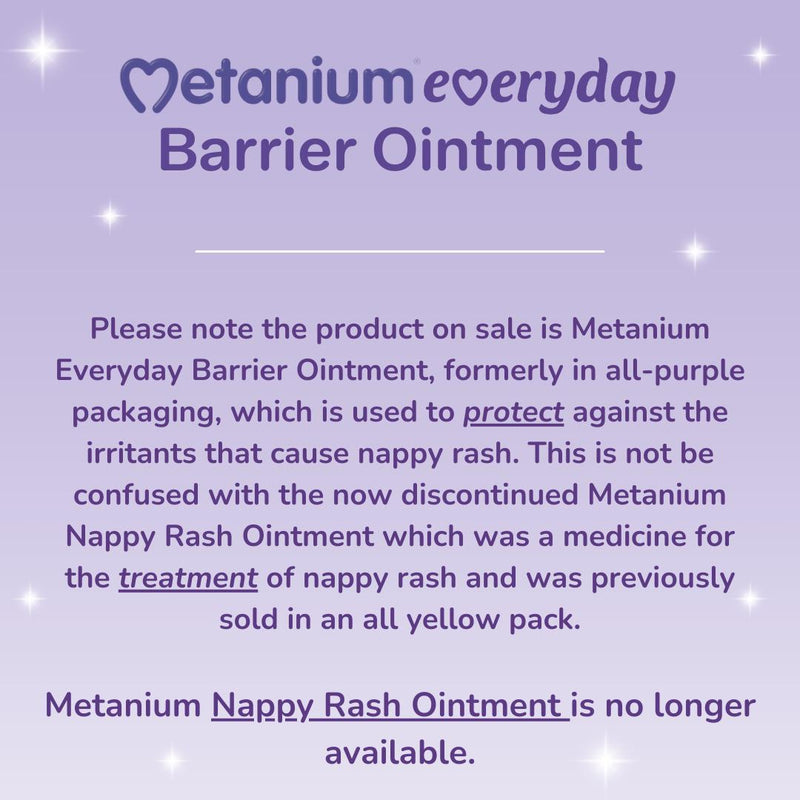 Metanium Everyday barrier ointment 40g, imported from the UK