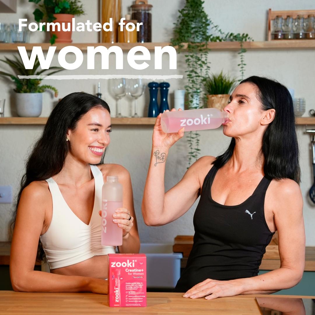 Zooki women's creatine supplement summer fruits 6.58g sachet, imported from the UK