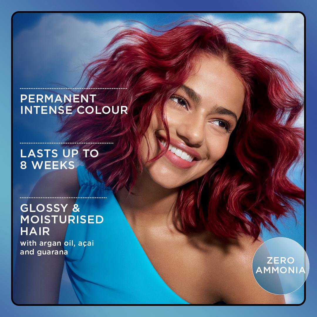 Clairol permanent hair dye Midnight Blue (British brand)