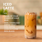 Starbucks Rich Black Concentrated Iced Coffee 260ml, imported from the UK