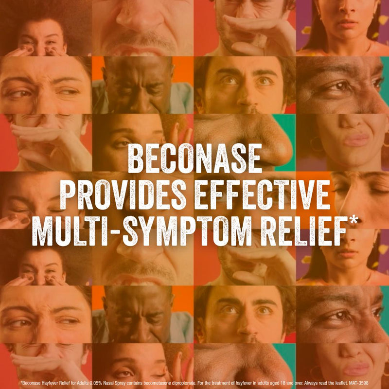 Beconase 0.05% Hayfever Relief Nasal Spray 100 sprays, imported from the UK