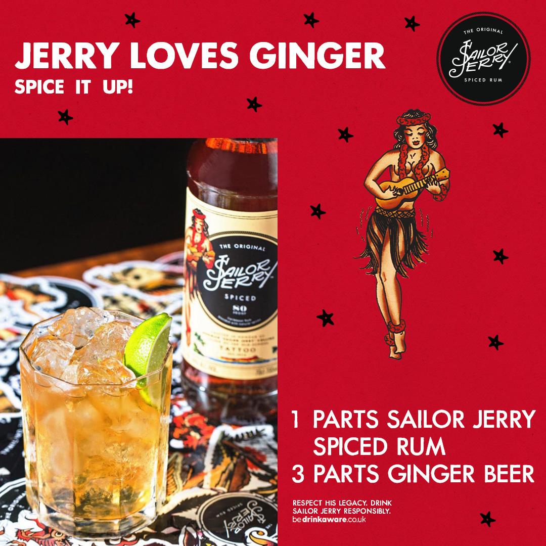 Sailor Jerry spiced Caribbean rum 70cl bottle - British product