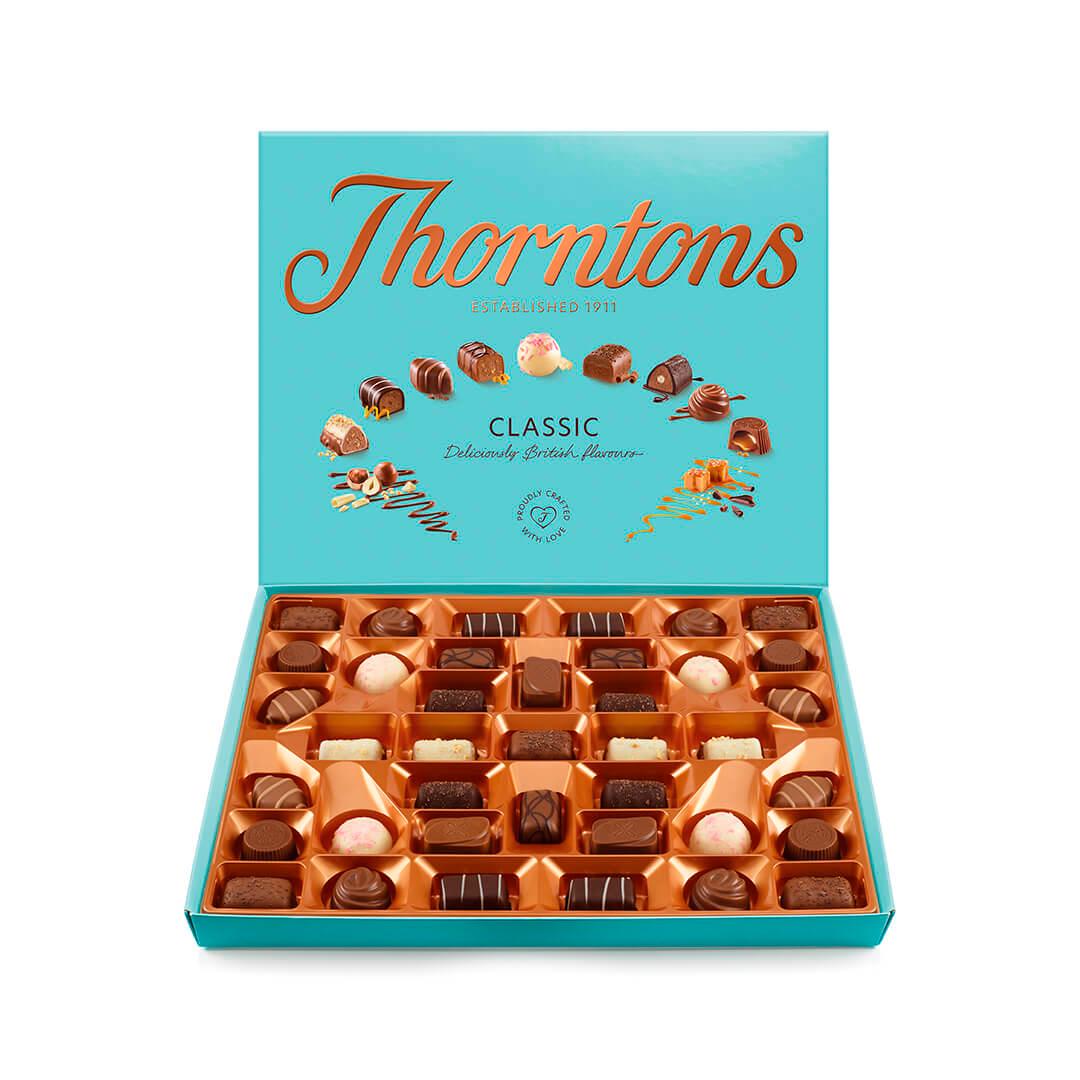 Thorntons Classic Assorted Chocolates gift box 449g, UK version