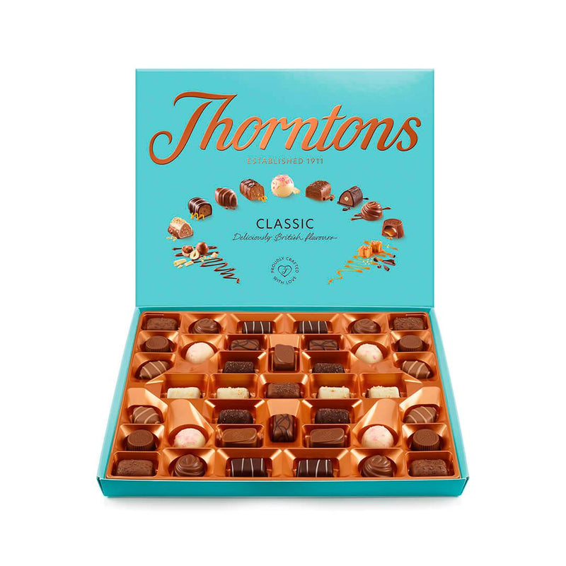 Thorntons Classic Assorted Chocolates gift box 449g, UK version
