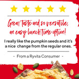Ryvita pumpkin seed oat crispbread 200g (British brand)