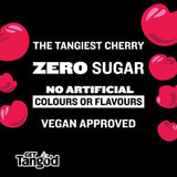Tango Cherry sugar-free soft drink 500ml bottle (British brand)