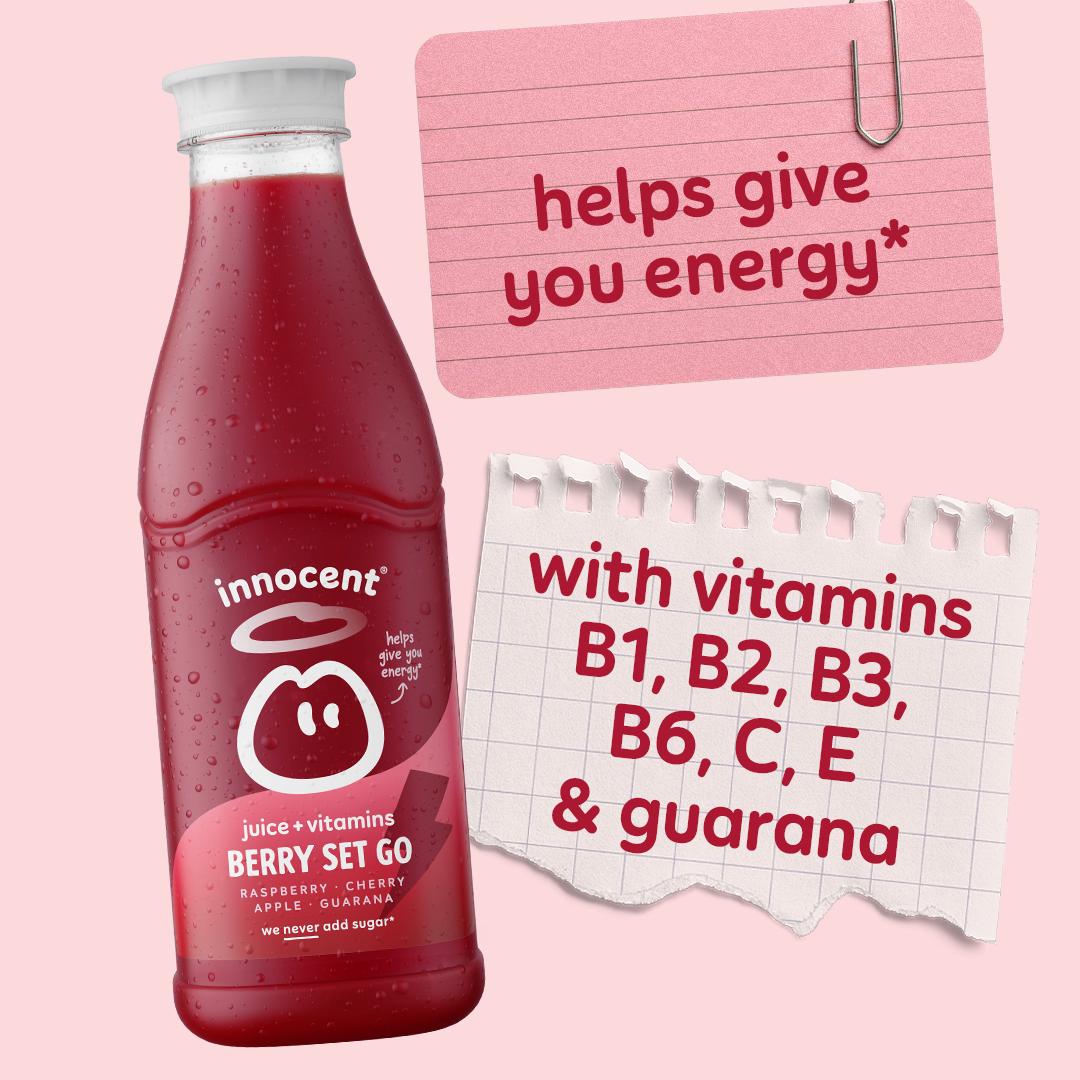 innocent fruit juice Raspberry & Cherry 750ml, imported from the UK