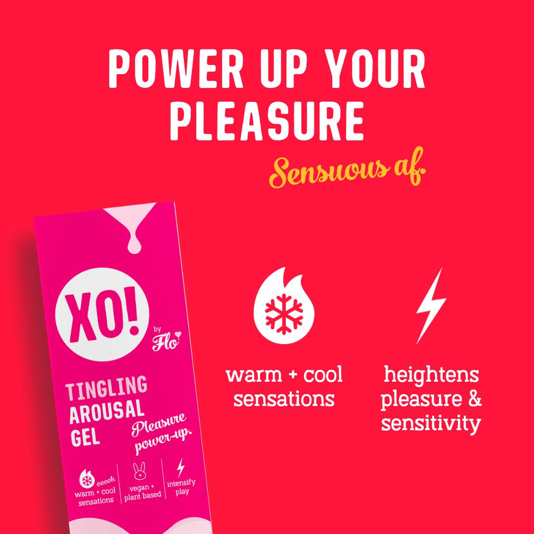 XO! by Flo arousal gel warming cooling 30ml - British product