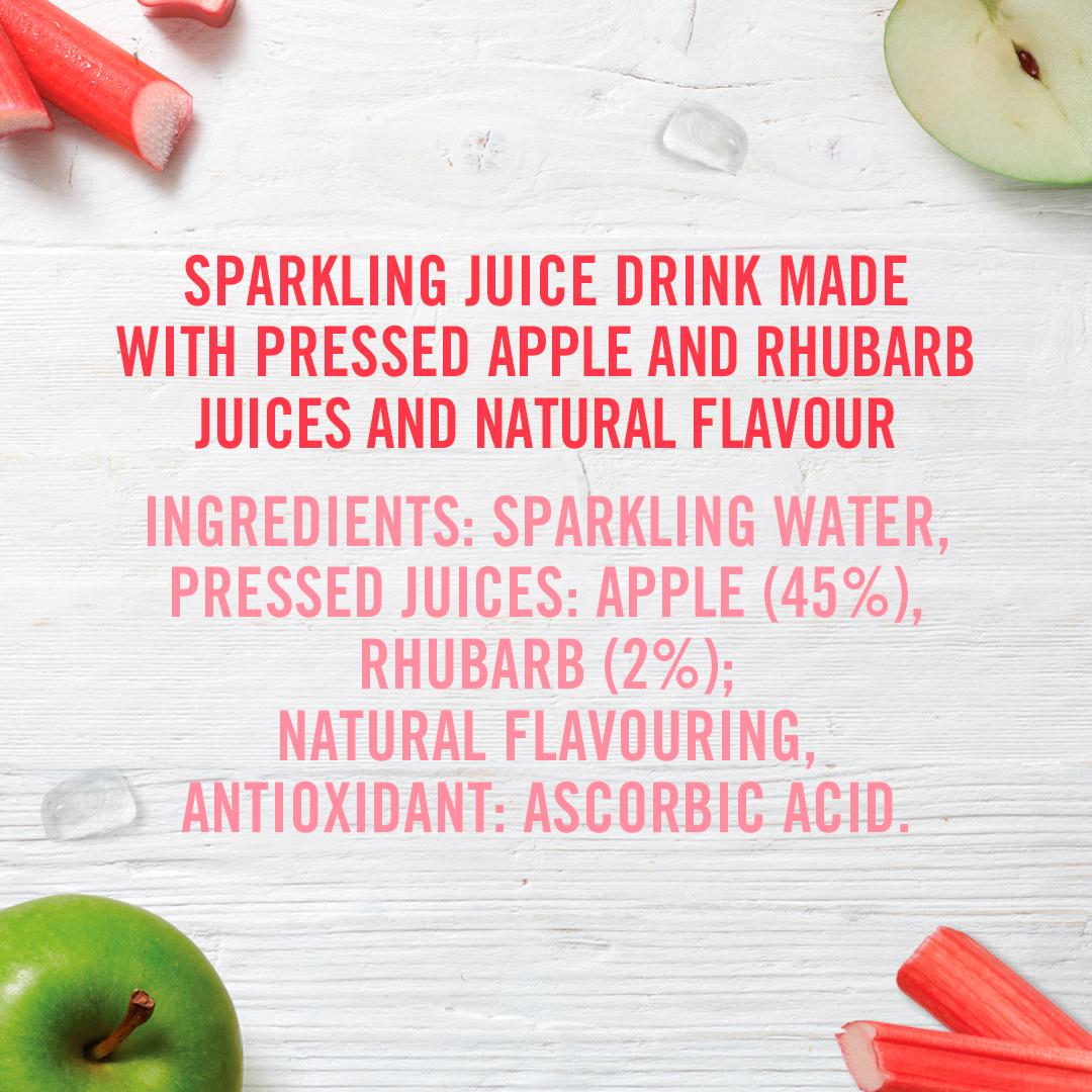 Cawston Press Rhubarb Sparkling Juice 330ml - British product