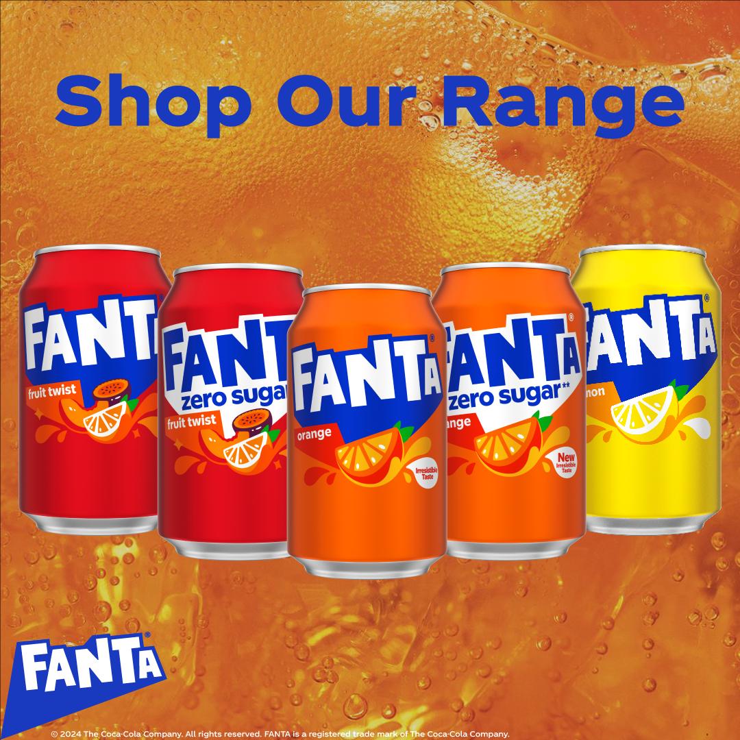 Fanta fruit twist 18x330ml cans (British brand)