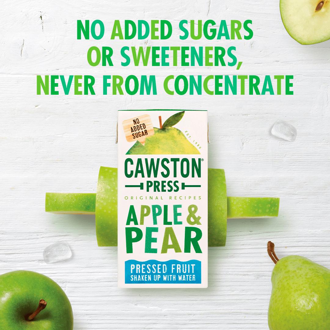 Cawston Press apple and pear juice 3x200ml (British brand)