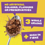 Jordans chocolate popped oat crunch breakfast cereal 425g - British product