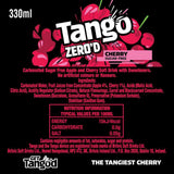 Tango Cherry Sugar Free Soft Drink 8x330ml (British brand)
