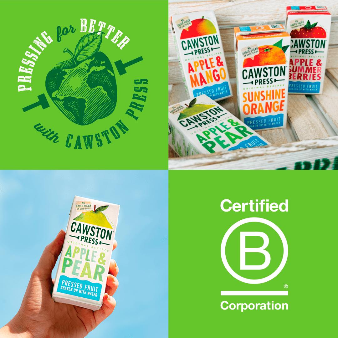Cawston Press apple and pear juice 3x200ml (British brand)