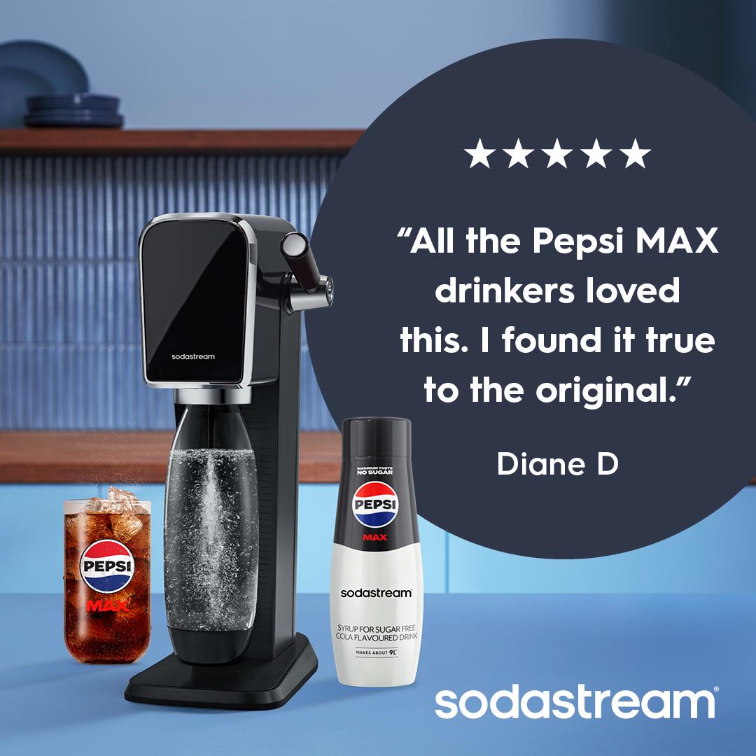 Pepsi Max soda stream drink mix sugar free cola 440ml (British brand)
