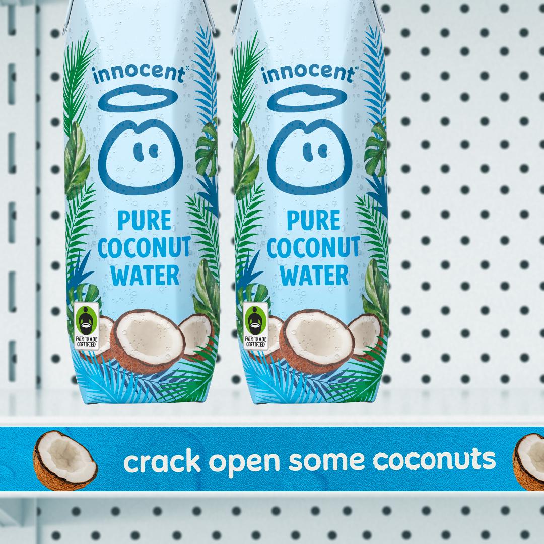 Innocent 100% Pure Coconut Water 1 Litre, UK version