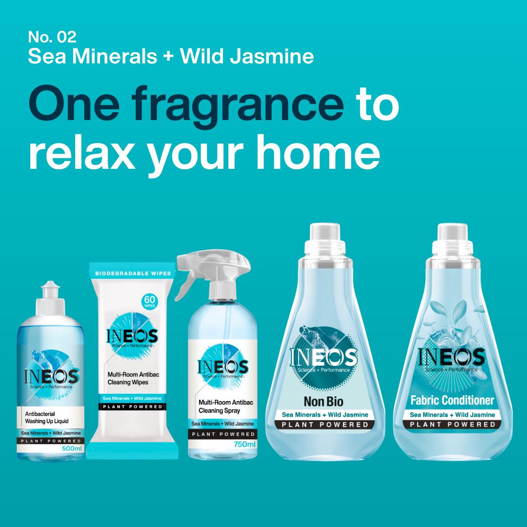 Ineos Sea Minerals Wild Jasmine Fabric Conditioner 50 Washes, UK version
