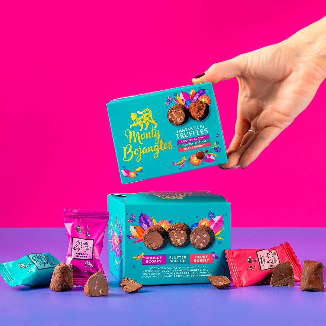 Monty Bojangles Truffle Selection 135g, imported from the UK