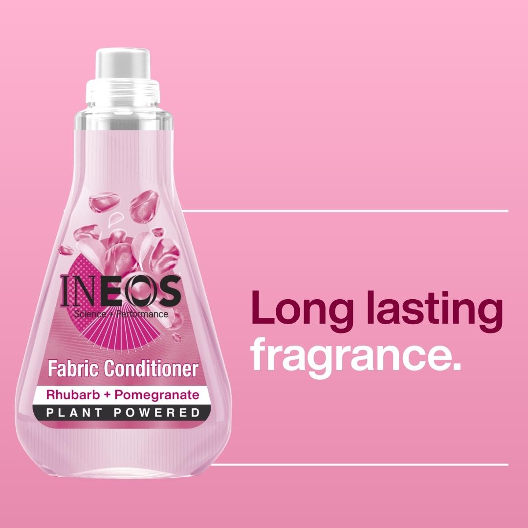 Ineos fabric conditioner Rhubarb Pomegranate 50 Washes UK version