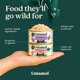Untamed wet cat food fish jelly selection box 6x75g - British product