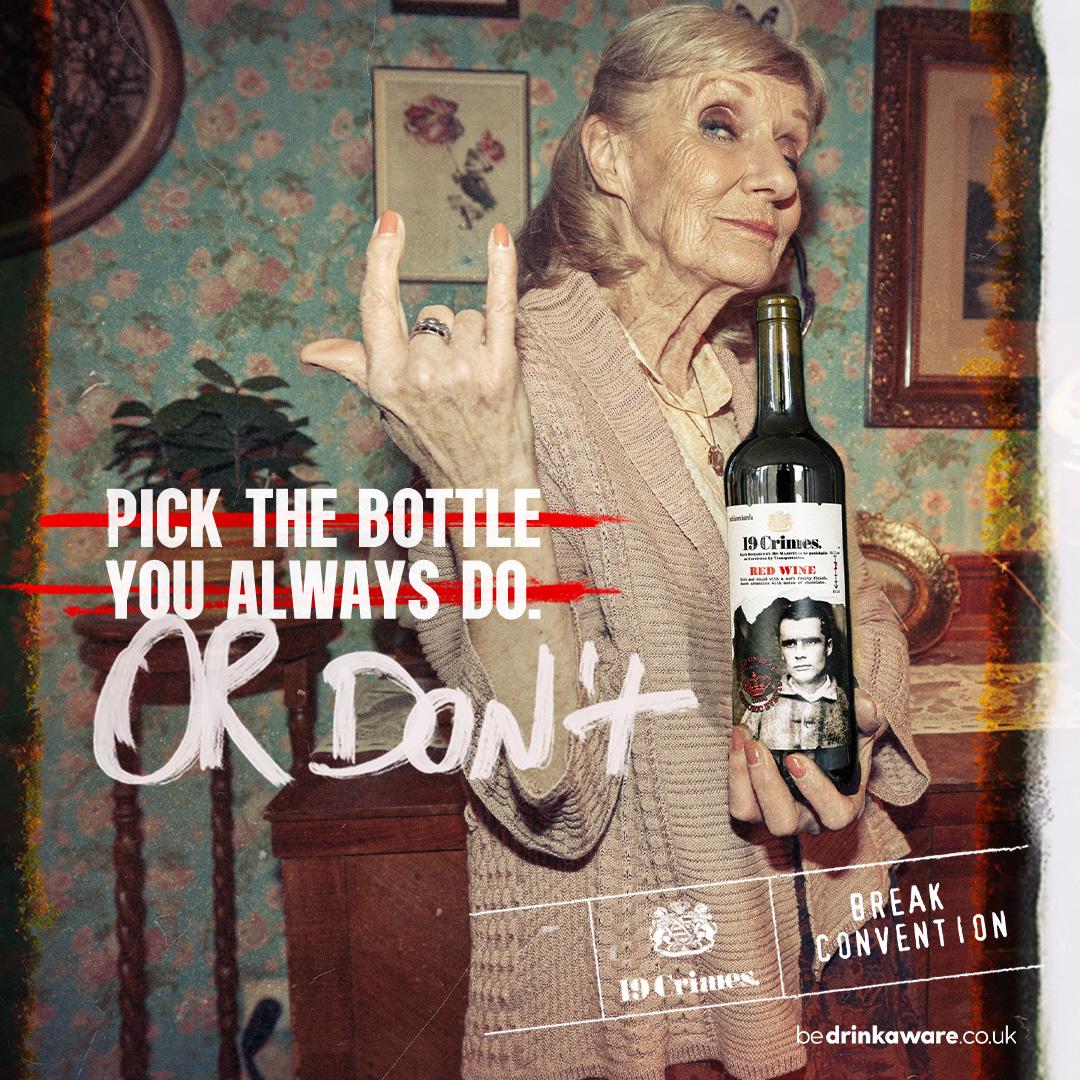19 Crimes red wine blend 75cl - British product