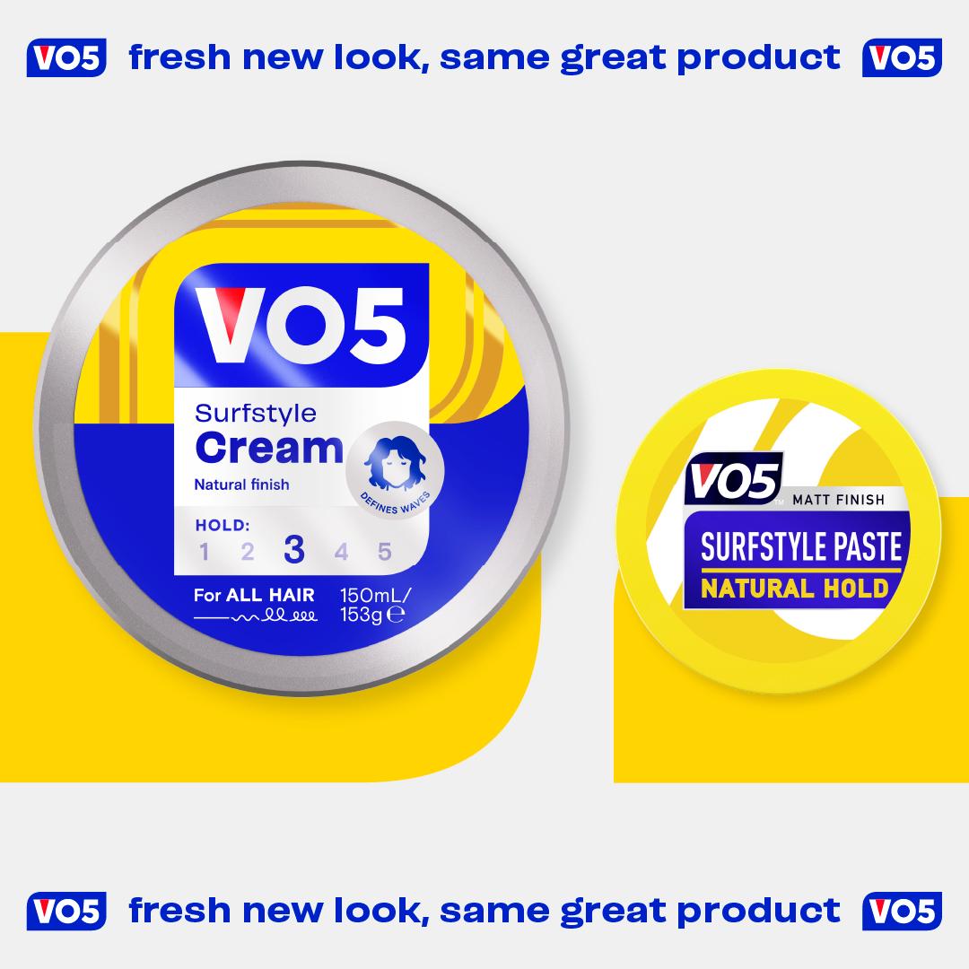 VO5 SurfStyle natural hold hair paste 150ml (British brand)
