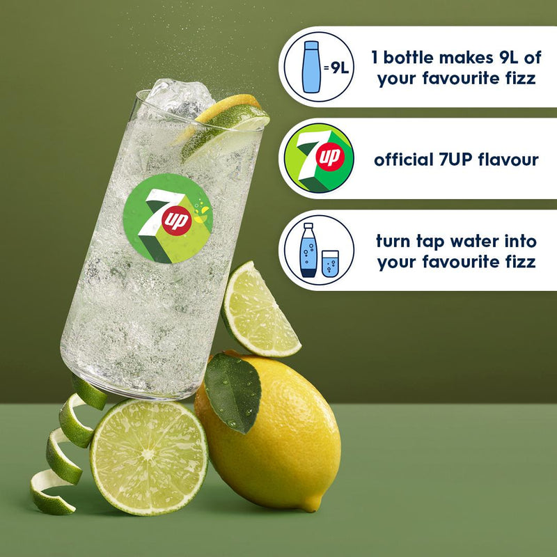 SodaStream 7UP syrup 440ml (British brand)