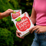 Freddie's Farm fruit shapes apple snack 100g, UK version