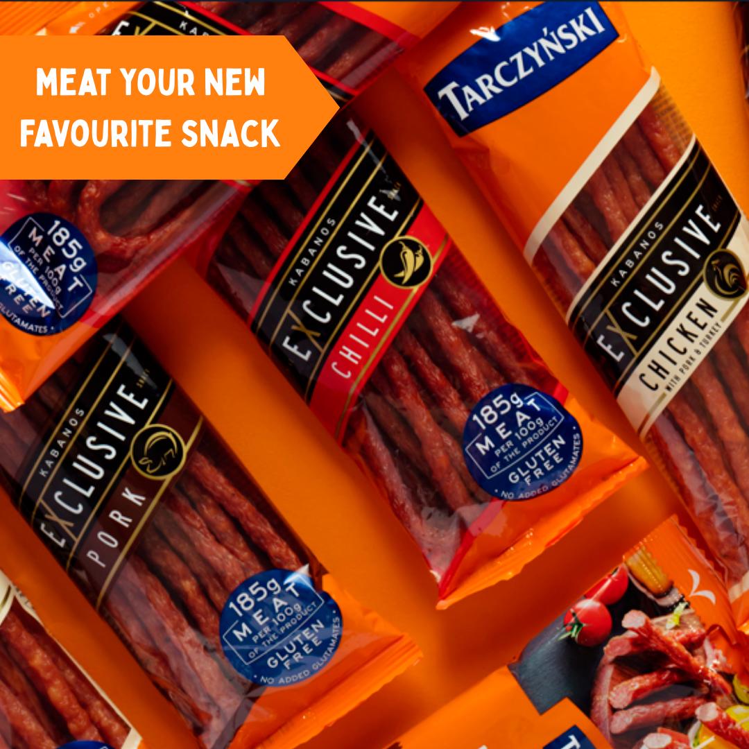 Tarczynski pork kabanos with chilli 105g (British brand)
