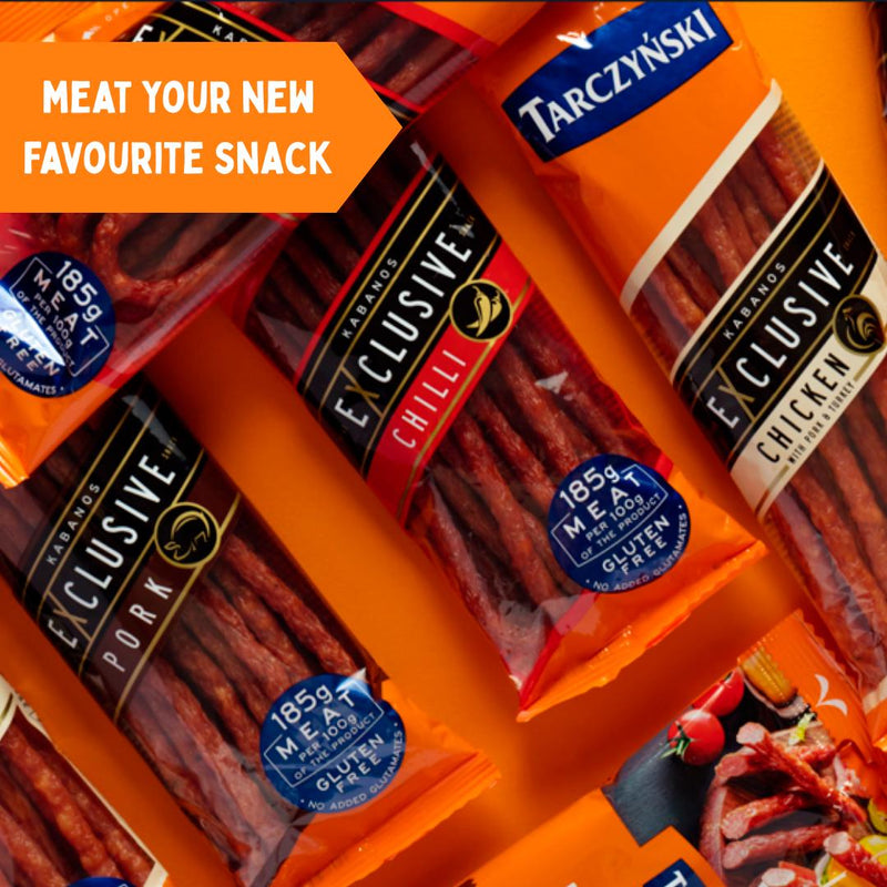 Tarczynski pork kabanos with chilli 105g (British brand)
