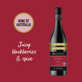 McGuigan Reserve Shiraz red wine 75cl, imported from the UK