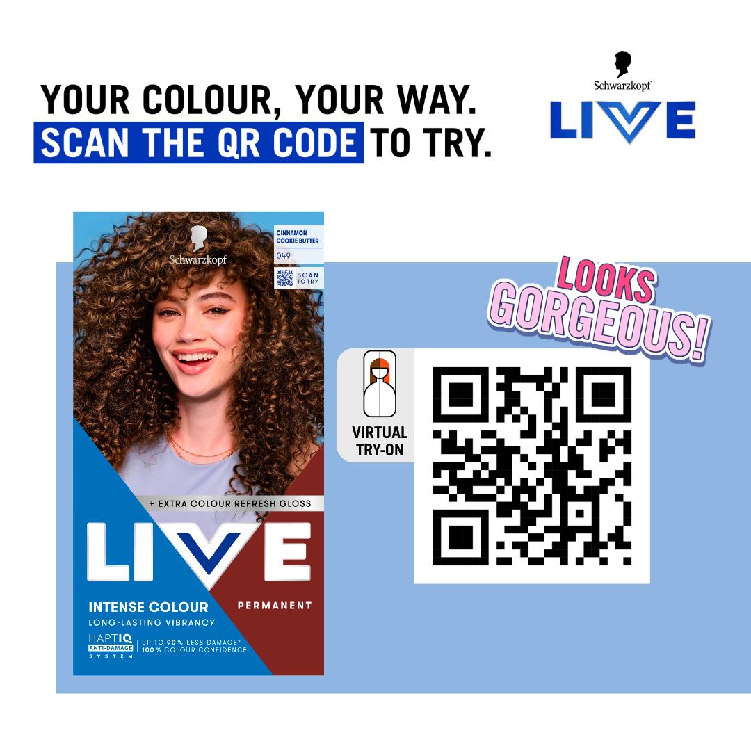 Schwarzkopf permanent hair dye Cinnamon Cookie Butter (British brand)