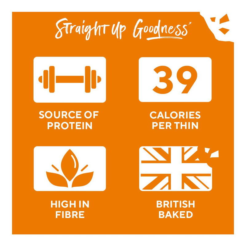 Ryvita multi seed flatbread crackers 125g - British product