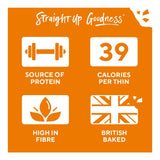 Ryvita multi seed flatbread crackers 125g - British product
