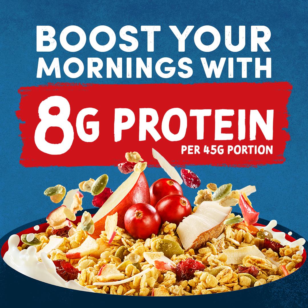 Jordans Protein Boost Granola Red Berry 400g, UK version