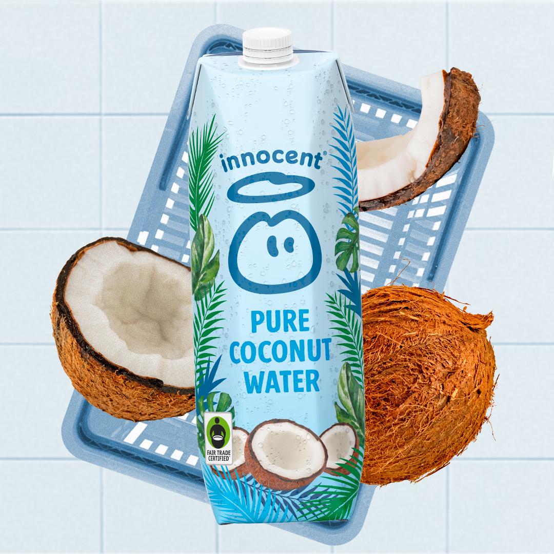 Innocent 100% Pure Coconut Water 1 Litre, UK version