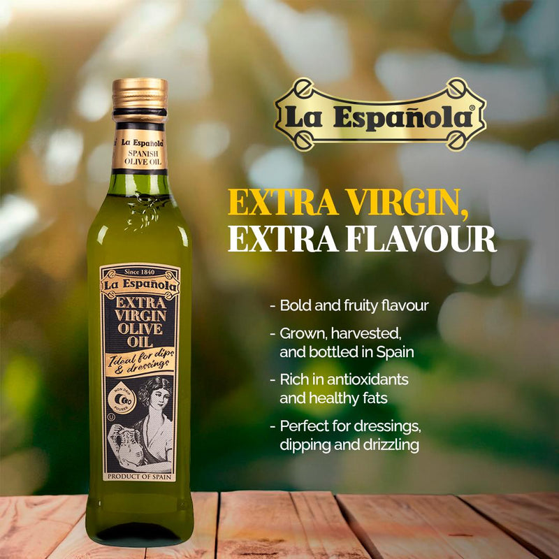 La Española extra virgin olive oil 750ml bottle, UK version