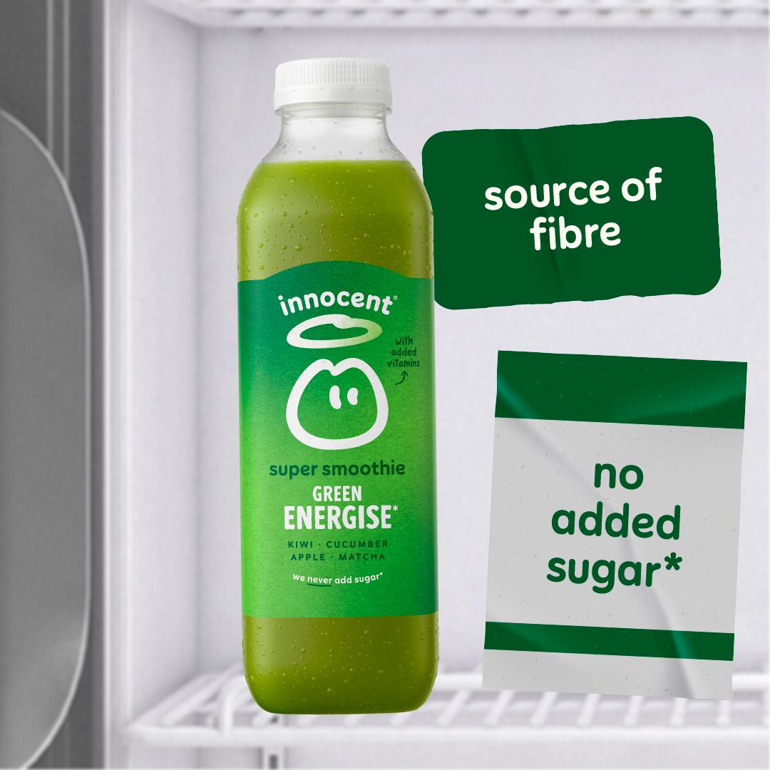 Innocent Green Energise super smoothie 300ml, UK version