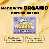 All Things Butter organic salted British butter 200g (British brand)
