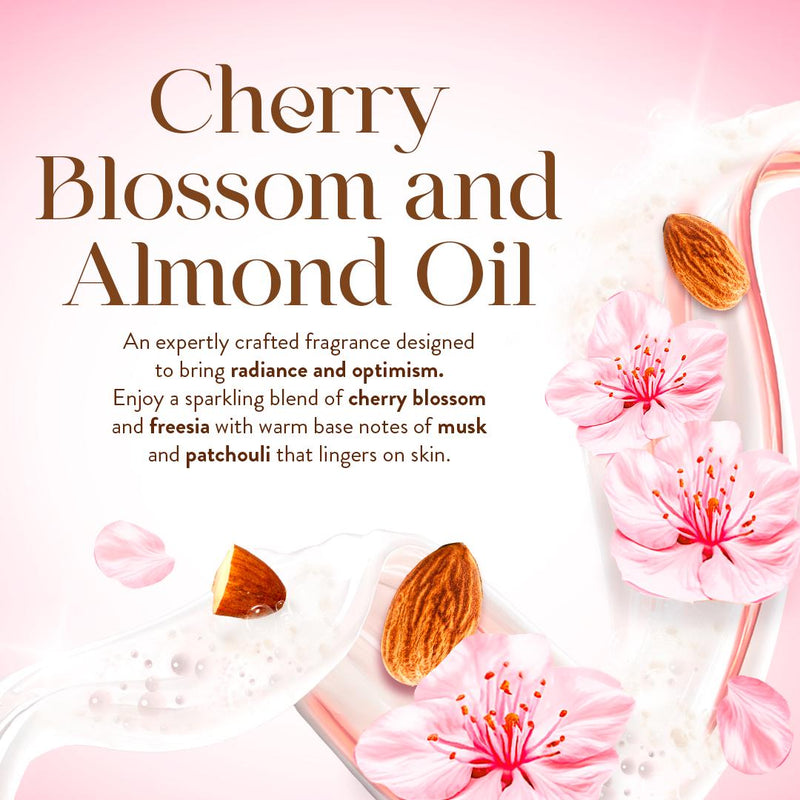 Imperial Leather foamburst body wash cherry blossom almond oil 200ml - British product