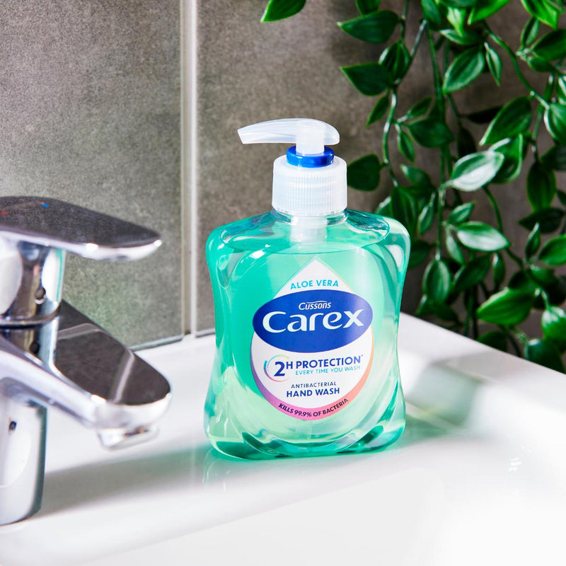 Carex Aloe Vera antibacterial hand wash 500ml - British product