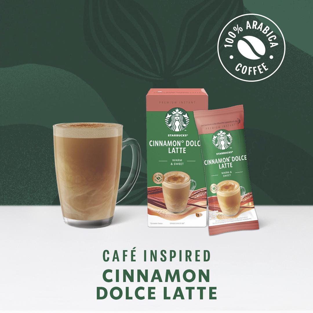 Starbucks cinnamon latte instant coffee sachets 5x23.5g, UK version