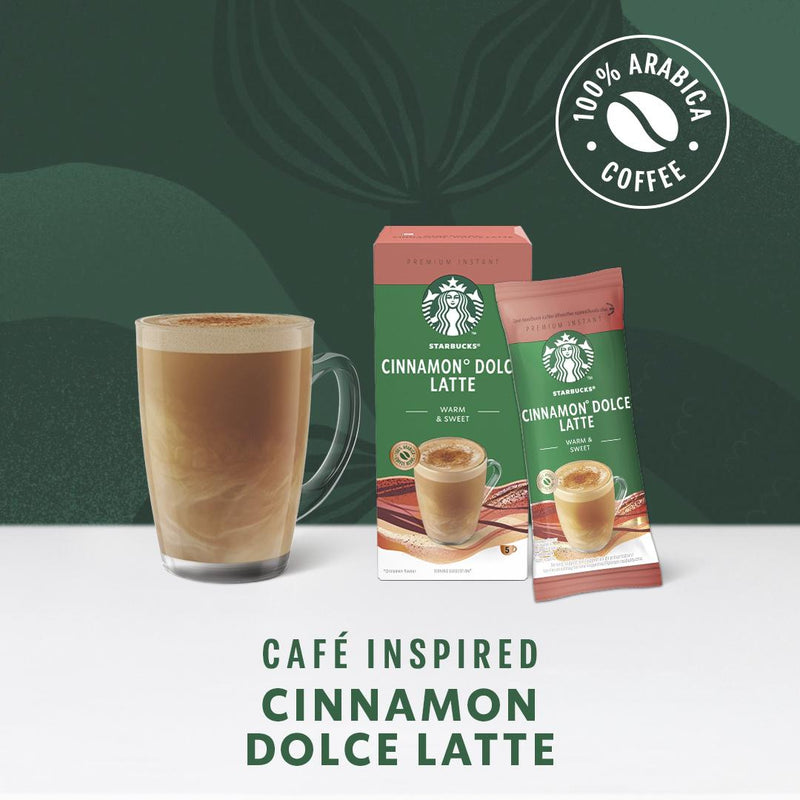 Starbucks cinnamon latte instant coffee sachets 5x23.5g, UK version