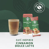 Starbucks cinnamon latte instant coffee sachets 5x23.5g, UK version