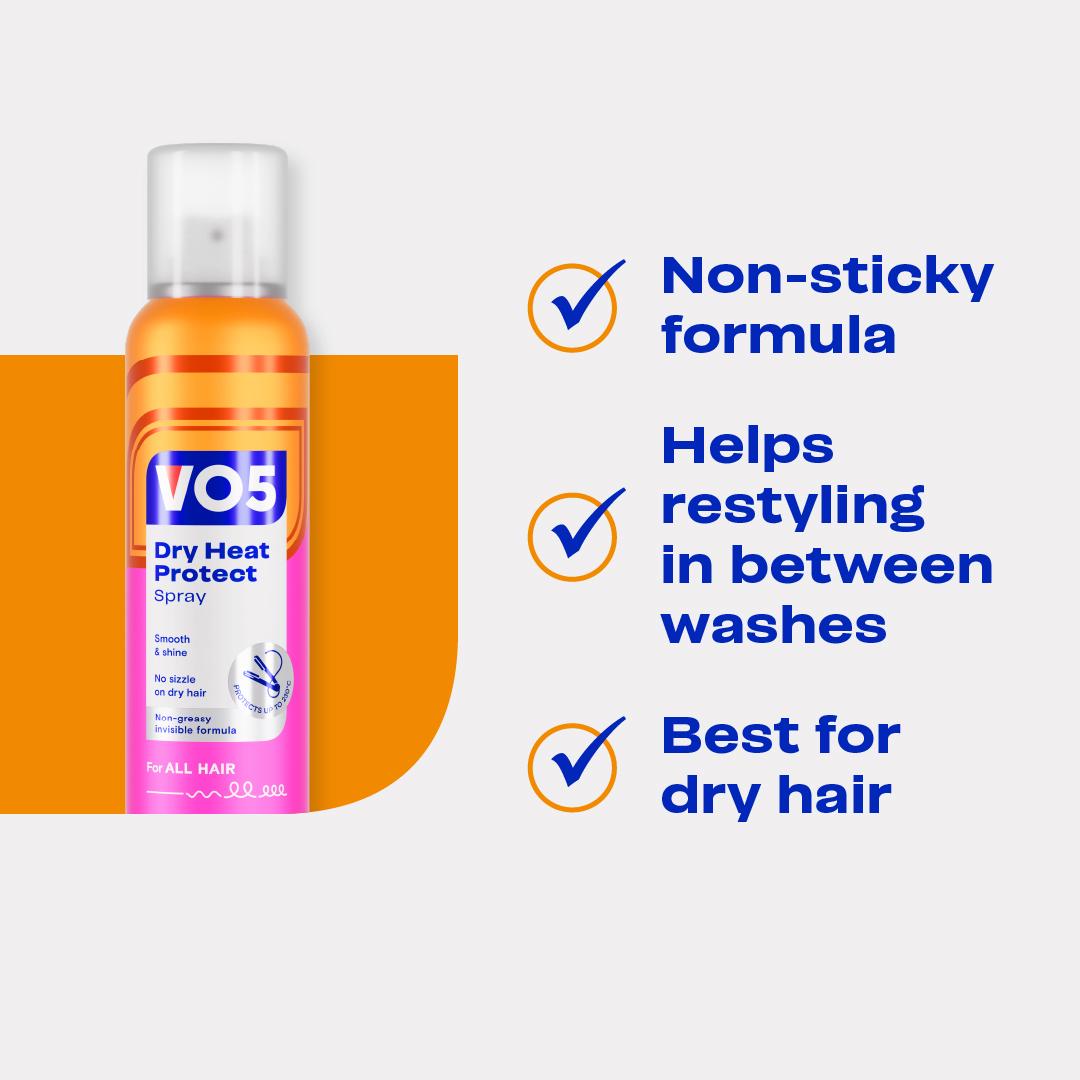 VO5 dry heat protect spray 200ml (British brand)
