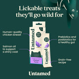 Untamed chicken puree cat treats 7 x 15g, UK version