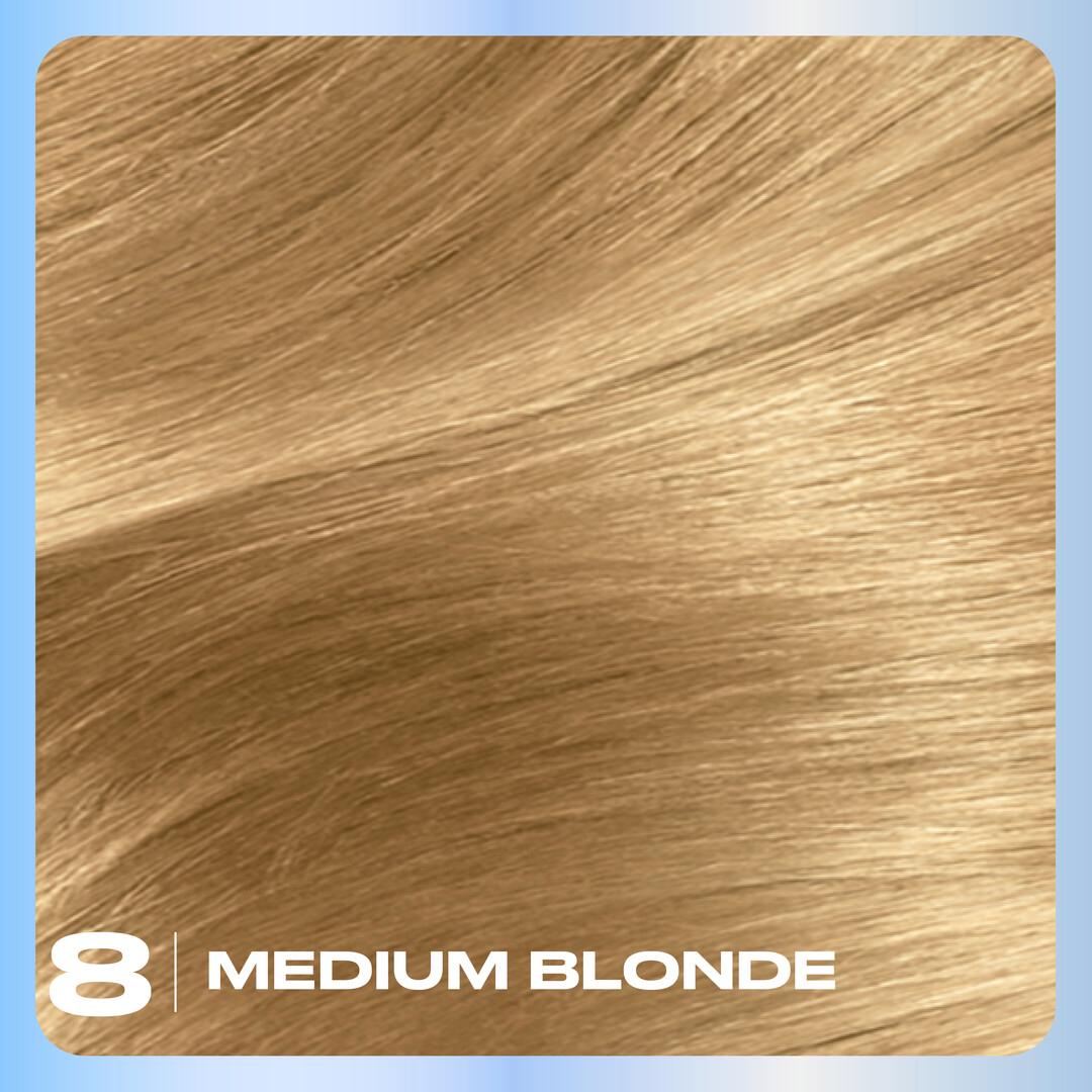 Clairol Nice'N Easy Medium Blonde 8 permanent hair dye, imported from the UK