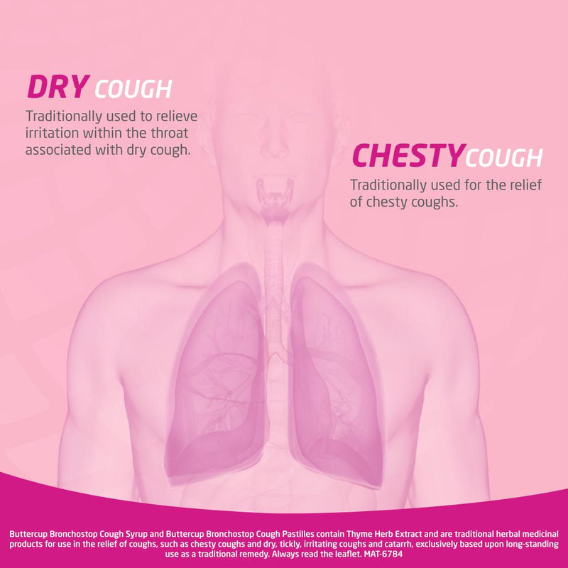 Bronchostop cough syrup 120ml, imported from the UK